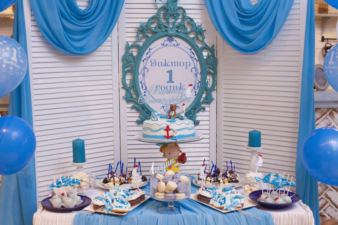детский день рождения candy bar фотозона