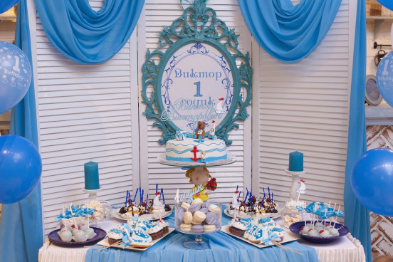 детский день рождения candy bar фотозона
